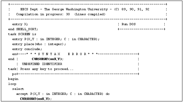 ada assignment to in mode parameter not allowed