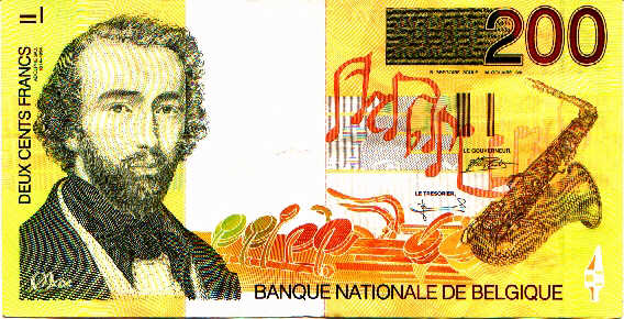 Front of bank note